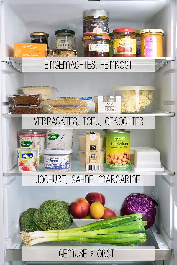 Wie räume ich meinen Kühlschrank richtig ein?