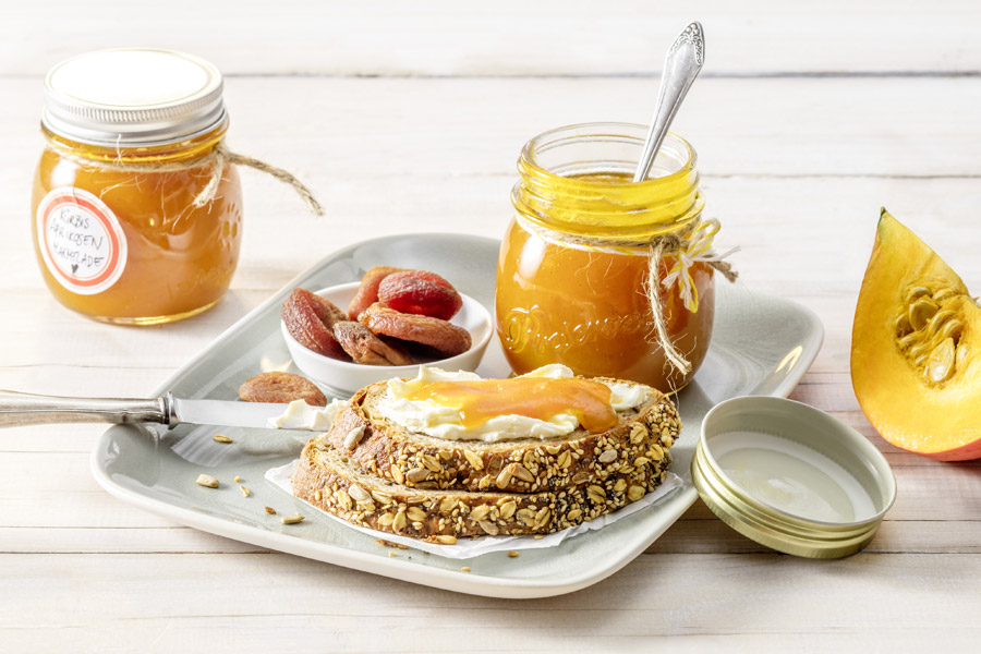 Veggie-Rezept: Aprikosen-Kürbis-Marmelade - Jedes Essen zählt