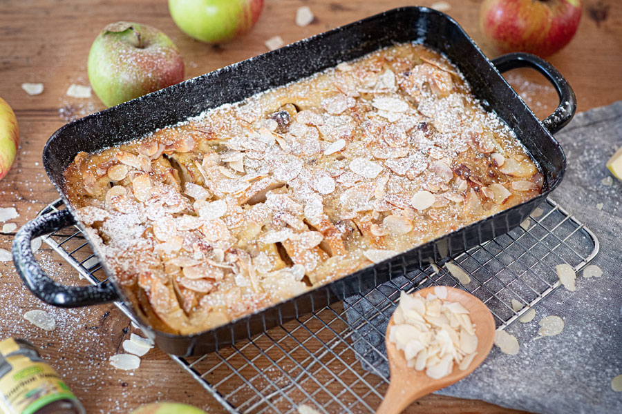 Bananen-Apfel-Auflauf