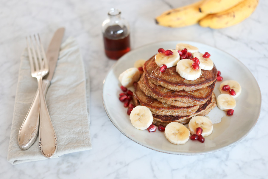Bananen-Chia-Protein-Pfannkuchen ohne... Bananen-Chia-Protein-Pfannkuchen ohne...