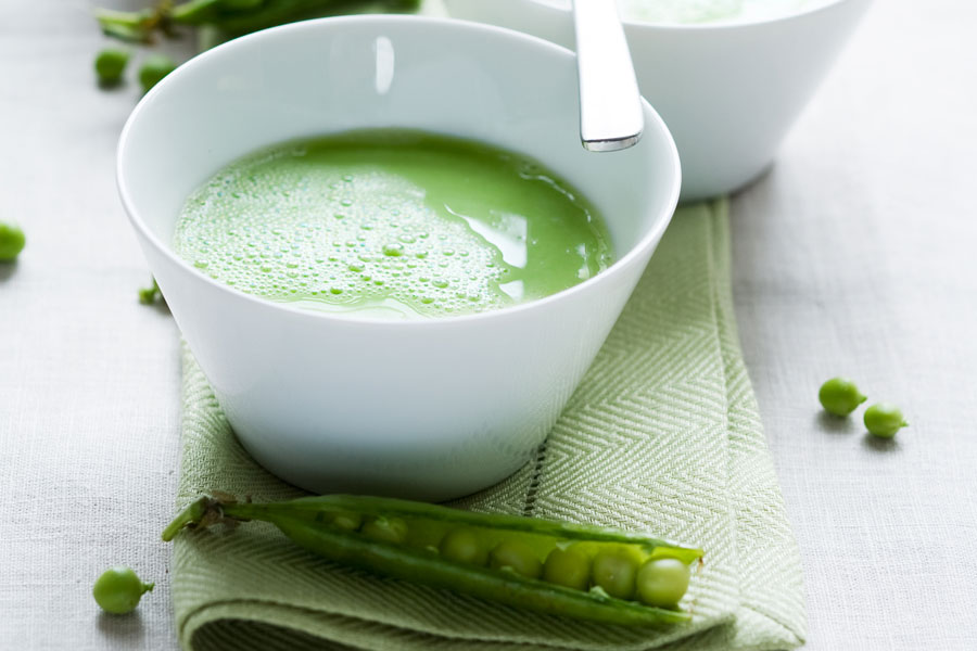 Veggie-Rezept: Cremige Erbsensuppe - Jedes Essen zählt