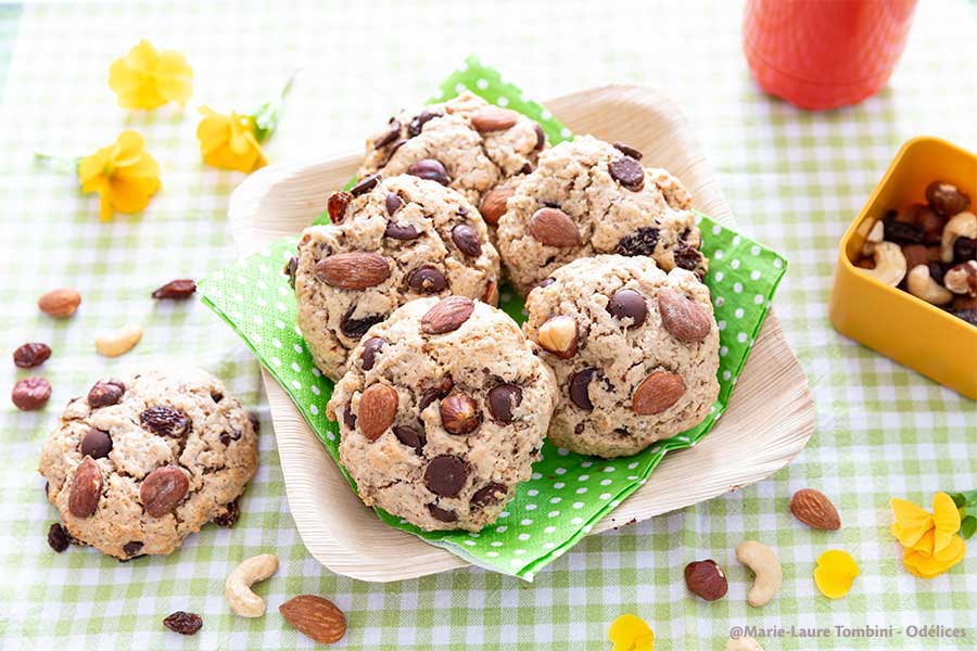 Cookies mit Studentenfutter und Schokolade Cookies mit Studentenfutter und Schokolade
