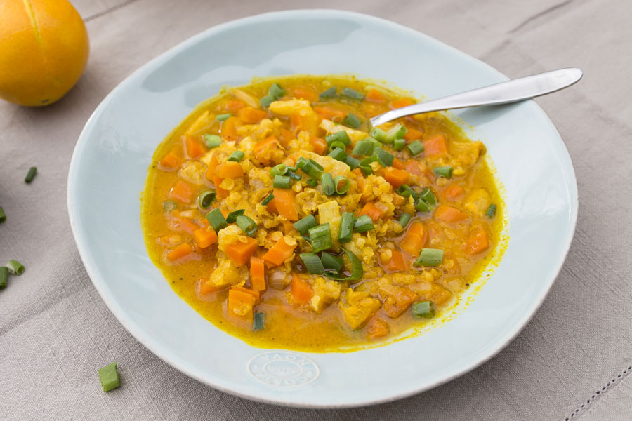 Linsen-Karotten-Suppe