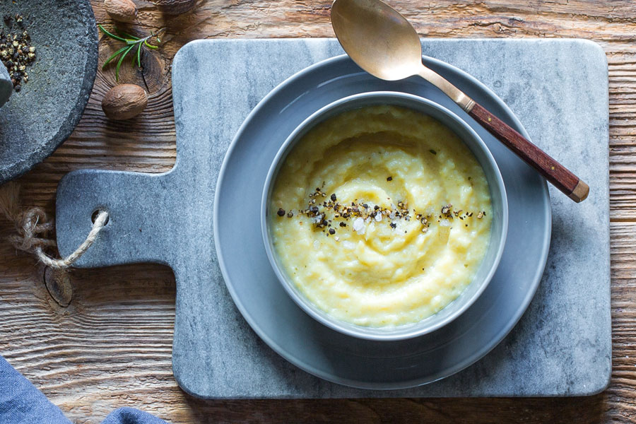 Basisches Petersilienwurzel Püree