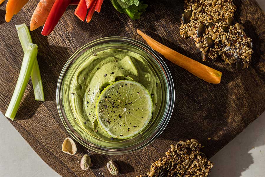Pistazien-Limetten-Dip Pistazien-Limetten-Dip