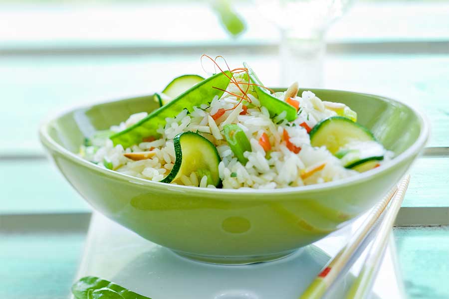 Veggie-Rezept: Reissalat mit Mungbohnen - Jedes Essen zählt