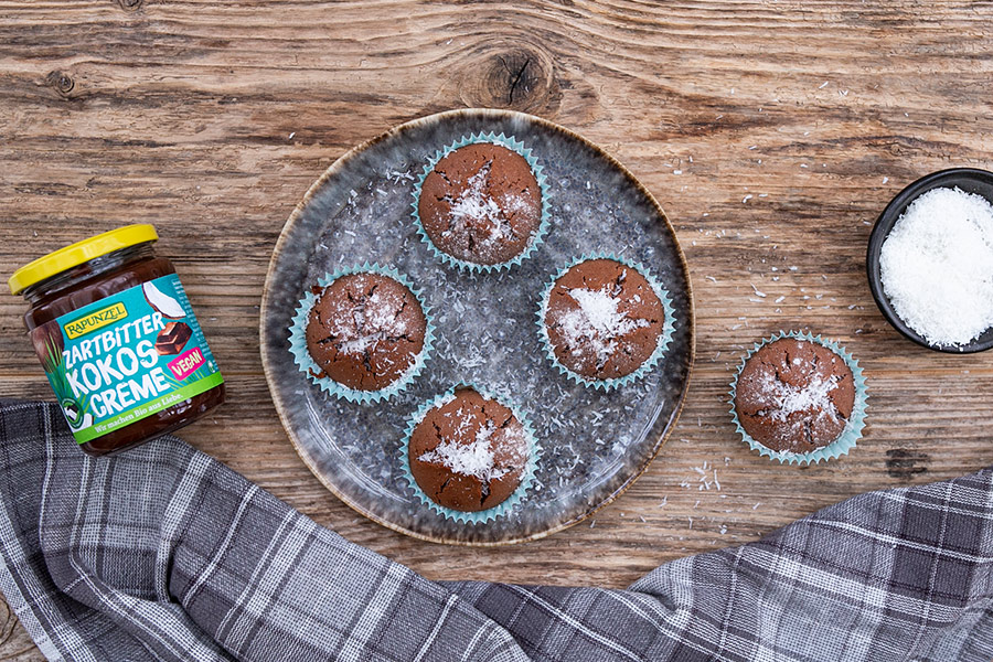 Veggie-Rezept: Schoko-Kokos-Muffins - Jedes Essen zählt